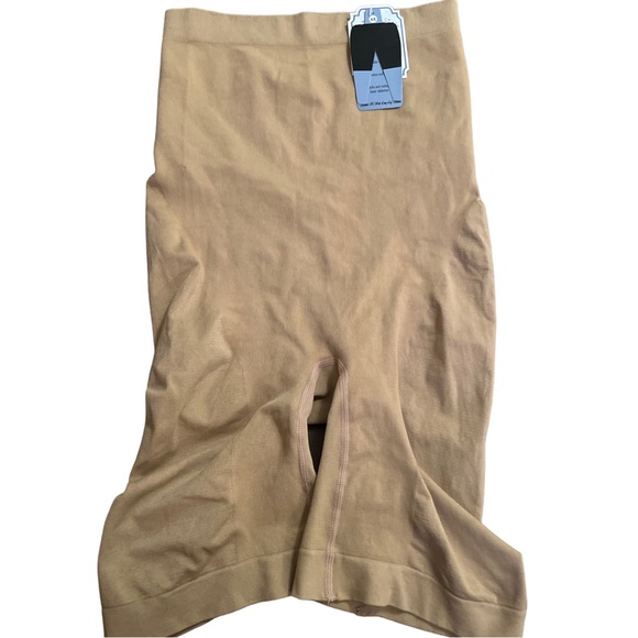 Heavenly Secrets Womens Shapewear High Rise Long Leg Nude 4X NWT - Picture 2 of 5